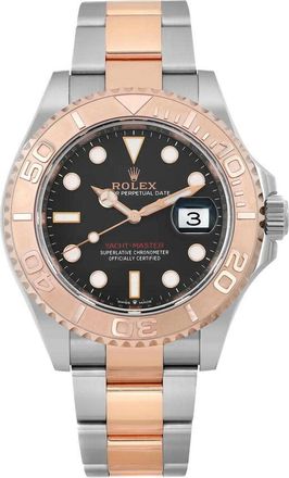 Rolex Pre-owned Rolex Yacht-Master Automatic Chronometer Black Dial Mens Watch 126621 BKSO