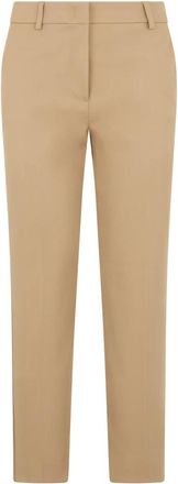 Max Mara Chinos, female, Beige, Size: 2XS Classic cotton trousers