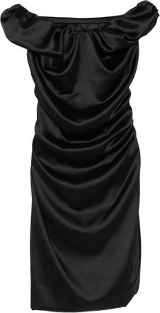 Vivienne Westwood Abito midi Ginnie Amber - Nero