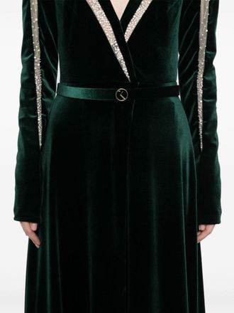 Saiid Kobeisy Velvet Long Dress