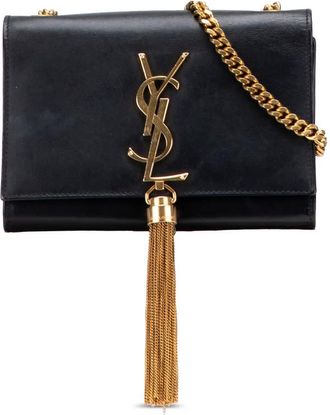 Saint Laurent Pre-owned Saint Laurent Small Leather Monogram Kate Tassel Crossbody 3PQHFKHHDH5S07MI