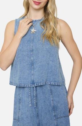 Blu Pepper Denim Top at Nordstrom Rack, Size Medium