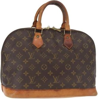 Louis Vuitton Pre-owned Handbags, female, Brown, Size: ONE SIZE Pre-owned Canvas Handbag