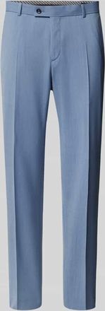 Bugatti Tapered Fit Anzughose aus Schurwoll-Mix in Bleu, Gr&ouml;&szlig;e 25