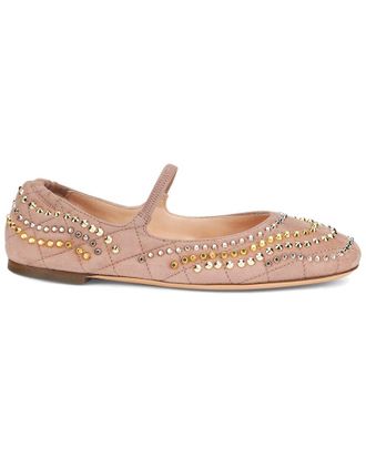 AGL Agl Iris Studs Suede Ballet Flat