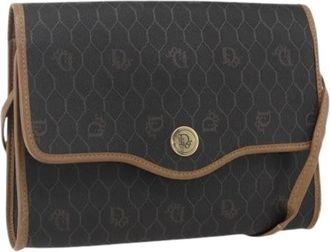 Dior Pre-owned Vintage Schoudertas - Dames - Vintage Schoudertas - Zwart - ONE Size - Leer - Vintage