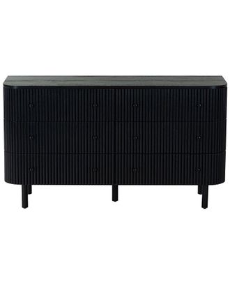 Safavieh Couture Shelbie 6-Drawer Reeded Dresser