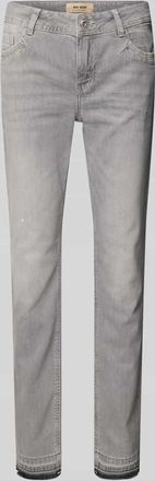 Mos Mosh Skinny Fit Jeans im 5-Pocket-Design Modell Zack in Hellgrau, Gr&ouml;&szlig;e 26