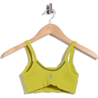 Free People All Clear Logo Sports Bra in Chartreuse at Nordstrom Rack, Size X-Small/small