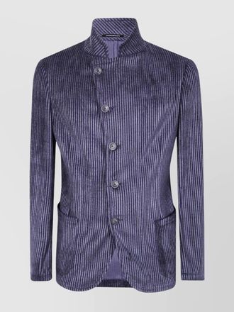 Emporio Armani corduroy single-breasted blazer