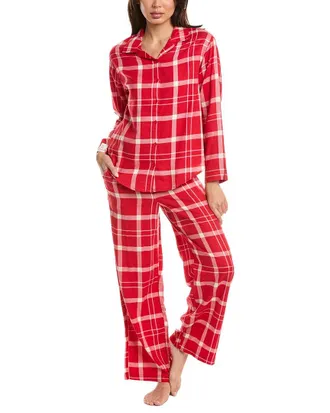 Florence By Mills 2Pc Flannel Pajama Set