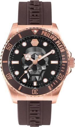 Philipp Plein $kull Diver 44mm Horloge - Heren - Horloges - Bruin - ONE Size - Accessoires