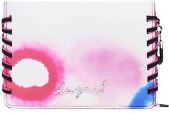 Desigual Faux Leather Wallet in Fuchsia at Nordstrom