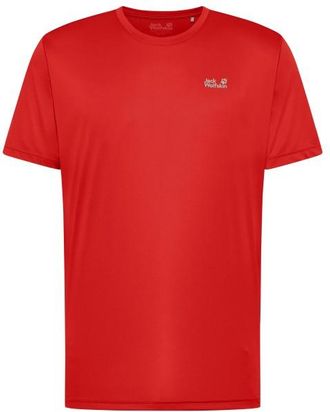 Jack Wolfskin Tech Tee Funktionsshirt f&uuml;r Herren | rot