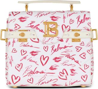 Balmain Borsa tote B-Buzz 23 Lipstick - Bianco