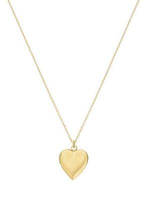 Set & Stones Roxy Heart Locket Necklace in Gold at Nordstrom