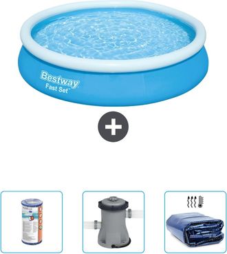 Bestway Piscina Bestway Fast Set Redonda - 366x76 Cm - 6-piezas S22265