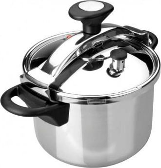 Lacor Olla Cocina Presion 6lt Tradicional Red. Inox Tradicional Lacor