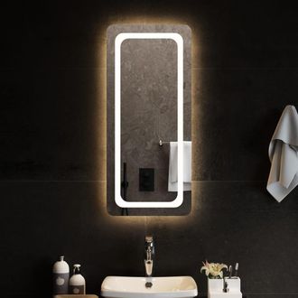 vidaXL Espejo De Ba&ntilde;o Con Led 40x90 Cm Vidaxl