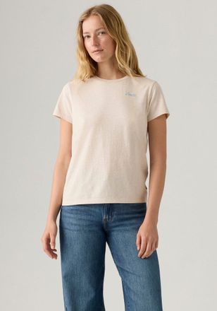 Levi's T-Shirt LEVIS THE PERFECT TEE, Damen, Gr. XS (34), scenic countryside, Single Jersey, Obermaterial: 100% Baumwolle, normal, Rundhals, abgesteppt, Shir