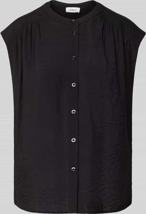 s.Oliver Red Label Loose Fit Blusentop aus Viskose-Mix in Black, Größe 36