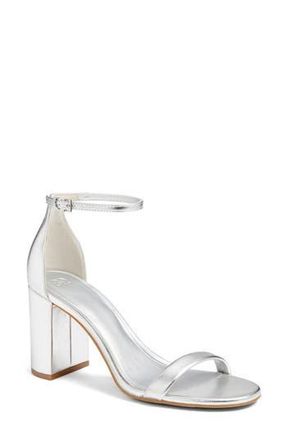 BP. Livia Ankle Strap Sandal in Silver Metallic at Nordstrom Rack, Size 6.5