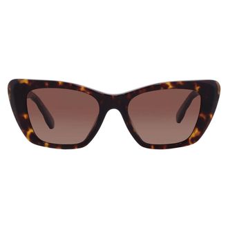 Tory Burch Brown Polar Gradient Cat Eye Ladies Sunglasses TY7216U 1964T5 52