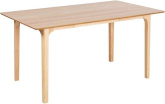 Beliani Beliani - Dining Table Kitchen Table Modern Design 160 x 90 cm Light Ash Wood Delmas