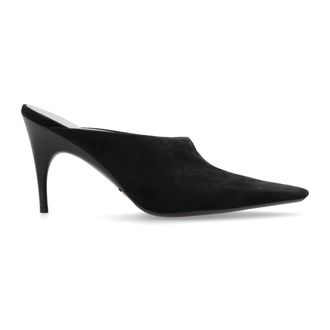 Balenciaga Duchesse Muilezels met Hak - Dames - Muiltjes - Zwart - 40 EU - Leer - Schoenen