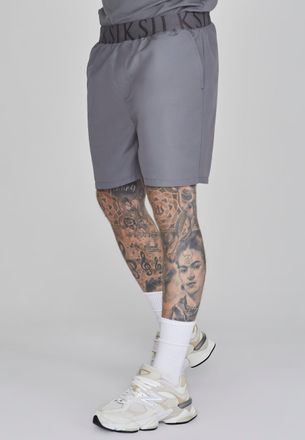 Siksilk Shorts de ba&ntilde;o grises para hombre SikSilk M
