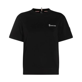 Moncler Dames, Tops, Zwart, Maat: L Katoen