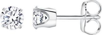 LuvMyJewelry Seraph 2 Ct TW Lab Grown Round Diamond Certified Studs 14K Gold Earrings in 14K White Gold at Nordstrom