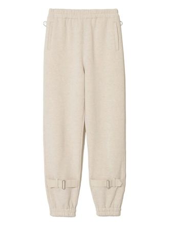 Undercover buckle-fastening drawstring track pants - Neutrals