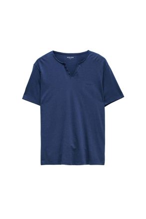 Salsa T-Shirt SALSA Salsa Jeans T-Shirt V-Neck Basic, Herren, Gr. XL, blau, Obermaterial: 100% Baumwolle CO., Shirts T-Shirt