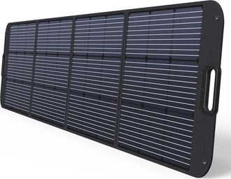 OEM Cargador Solar Port&aacute;til De 200 W Con Panel Solar Negro