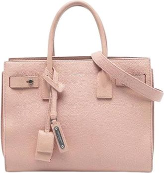 Saint Laurent Pre-owned Handbags, female, Pink, Size: ONE SIZE Pre-owned Vintage Handbag