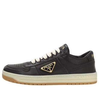 Prada (WMNS) PRADA Downtown Leather Low Black Gum 1E792M-038-F0632