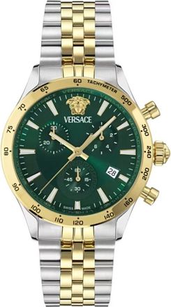 Versace Accessoires, Heren, Veelkleurig, ONE Size, Hellenyium Chrono Petite Bracelet