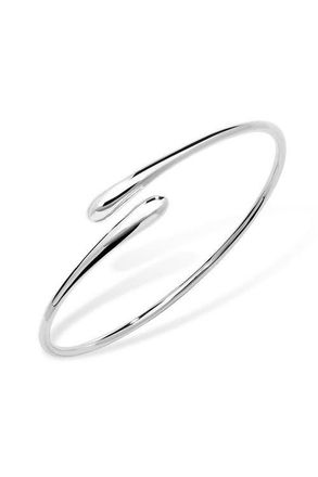 Lucy Quartermaine Cross Open Drop Bangle in Sterling Silver at Nordstrom