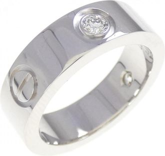 Cartier Love White Gold (18K) Band Ring (Pre-Owned)