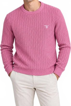 GANT Long Sleeve Sweater In Rose