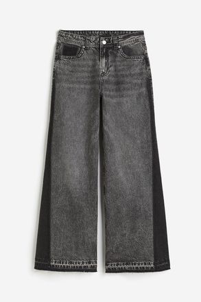 H&M Baggy Regular Jeans - Denimgrau
