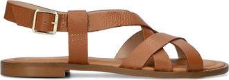 Stefano Lauran Schoenen, Dames, Bruin, 39 EU, Casual Cognac Sandalen