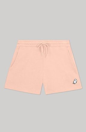 Dalix Womens Ghost Midweight Washed Fleece Shorts in Blush at Nordstrom, Size Xx-Large