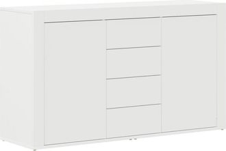 vidaXL Sideboard with Drawer White 120 x 36 x 69 cm Engineered wood Vidaxl