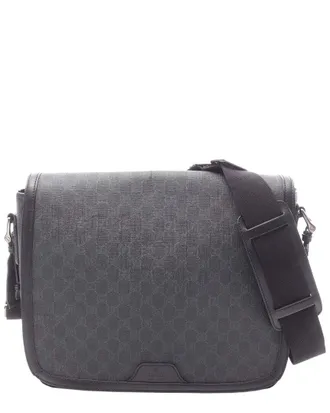 Gucci Gg Supreme Shoulder Bag Coated (Authentic Pre-Loved)