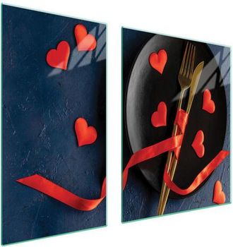 OEM Placa Protectora De Vidrio Para Estufa 90x52 Coraz&oacute;n