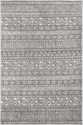 Safavieh Alfombra bohemio de polipropileno gris/blanco, 122 x 183 cm