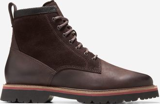 Cole Haan Mens American Classics Waterproof Plain Toe Boot - Brown Size 10.5