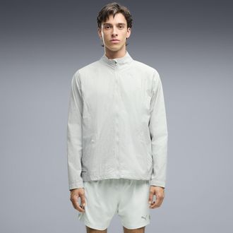 Puma Giacca Brightstride windCELL da uomo, Abbigliamento, Verde, XXL